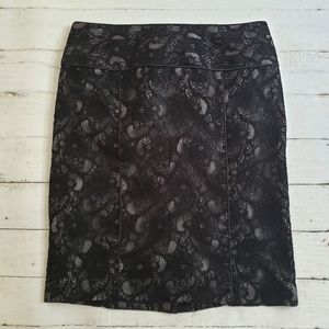 RELATIVITY | Lace Overlay Skirt | Size 6